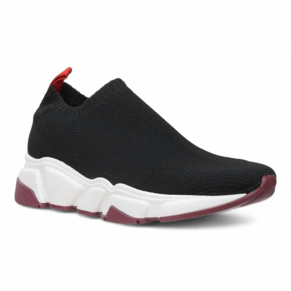NEW CARRANO women's aila knit sneaker in black